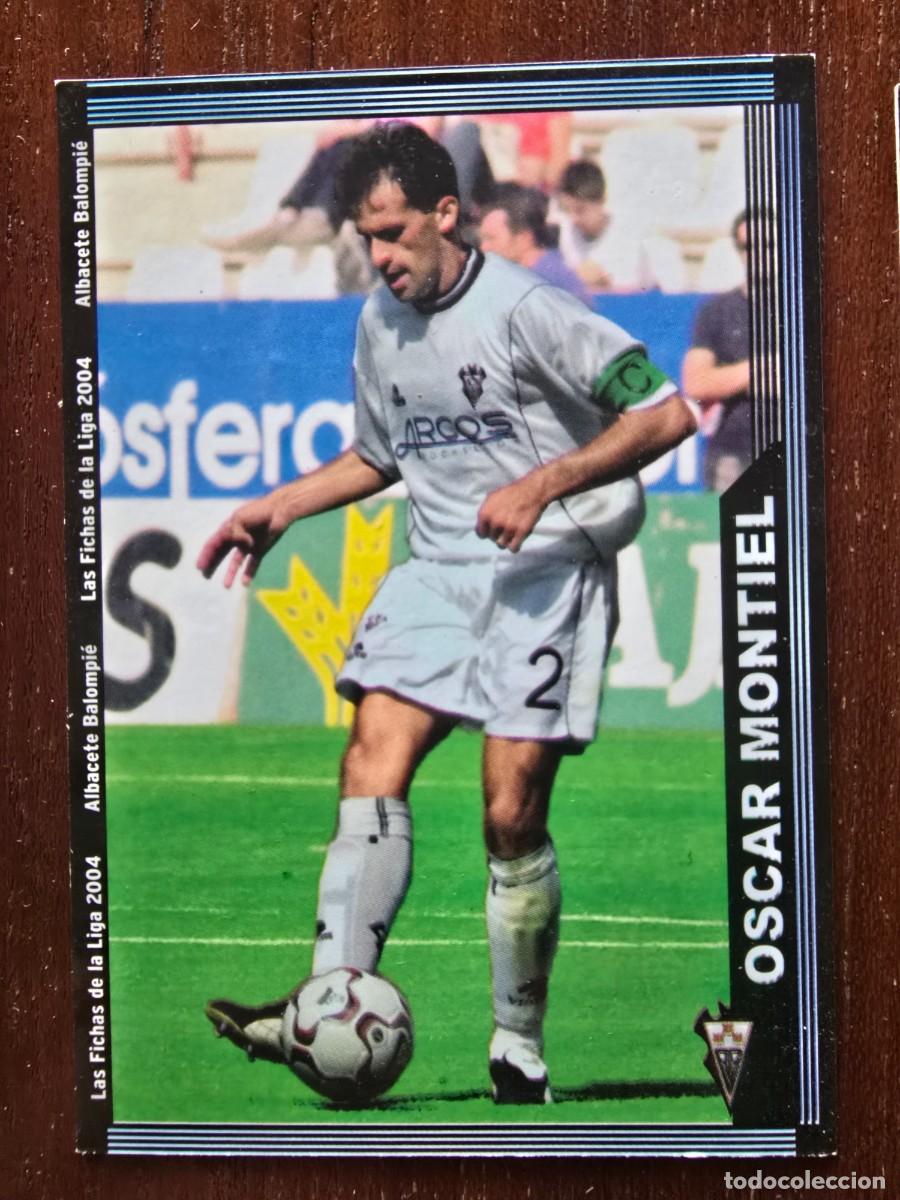 Fu&szlig;ball-Sticker: Cromo Futbol.Fichas Liga 2004.Oscar Montiel Albacete.Mundicromo