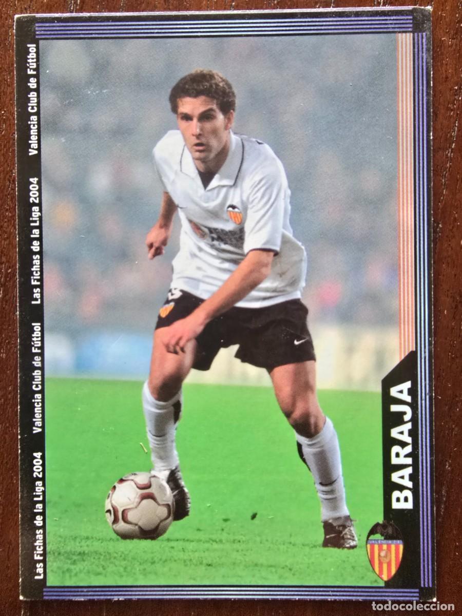 Cromos de f&uacute;tbol: Cromo Futbol.Fichas Liga 2004.Baraja Valencia.Mundicromo