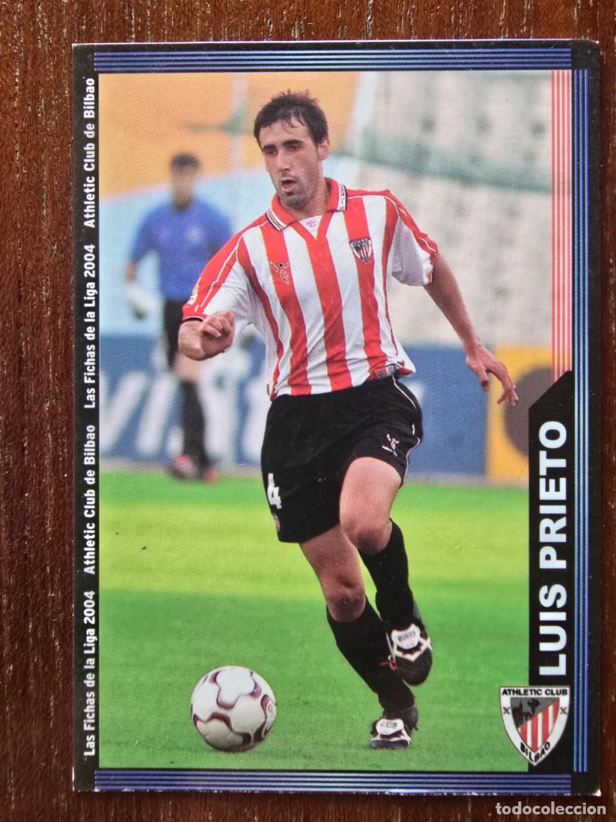 Fu&szlig;ball-Sticker: Cromo Futbol.Fichas Liga 2004.Luis Prieto Bilbao.Mundicromo