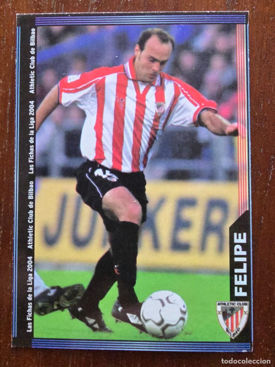 Figurine di Calcio: Cromo Futbol.Fichas Liga 2004.Felipe Bilbao.Mundicromo