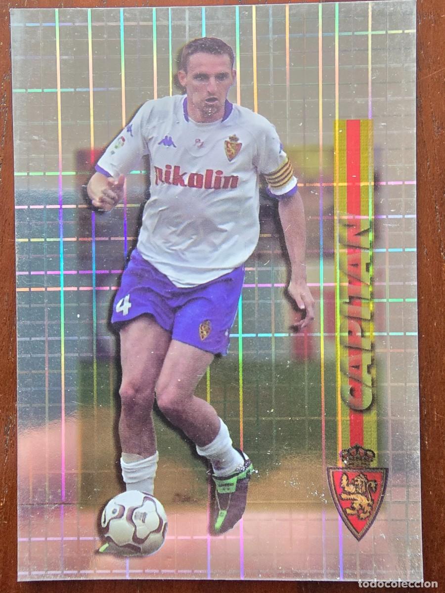 Cromos de Futebol: Cromo Futbol.Fichas Liga 2004.Cuartero.Capitan Zaragoza.Mundicromo