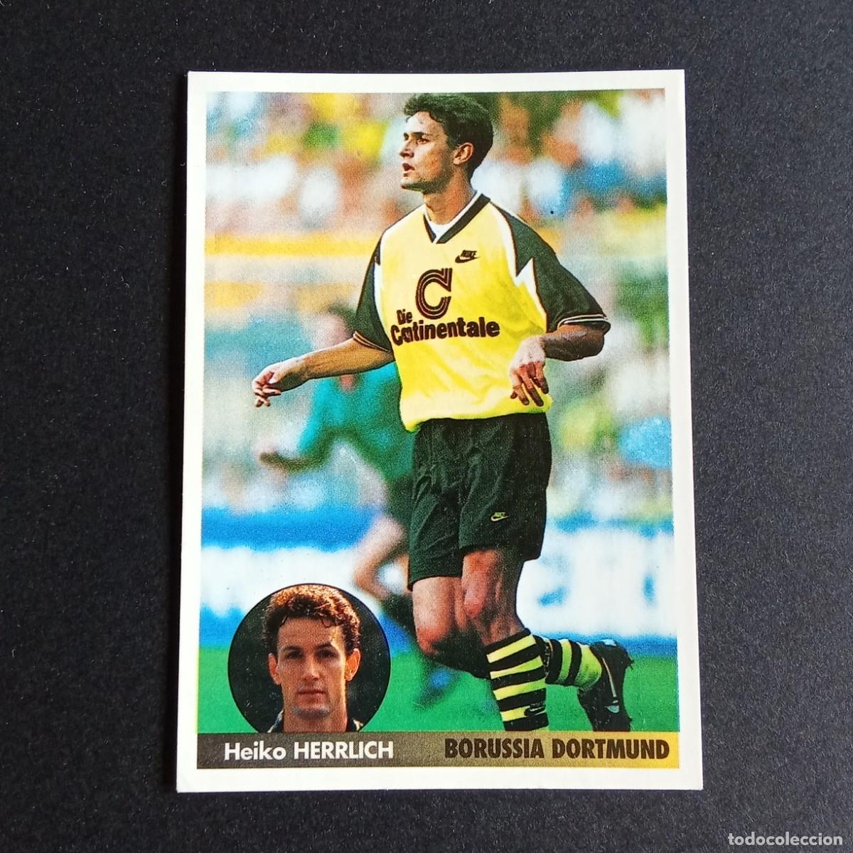 Cromos de f&uacute;tbol: LOS MEJORES EQUIPOS DE EUROPA 1996 1997 96 97 PANINI 104 HERRLICH BORUSSIA DORTMUND SIN PEGAR