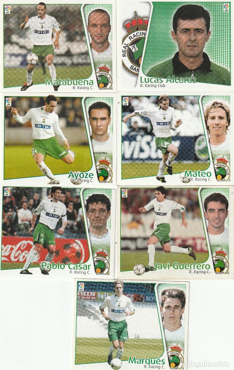 Figurine di Calcio: 10382 - 7 CROMO NUEVOS LIGA ESTE 04 05 RACING DE SANTANDER