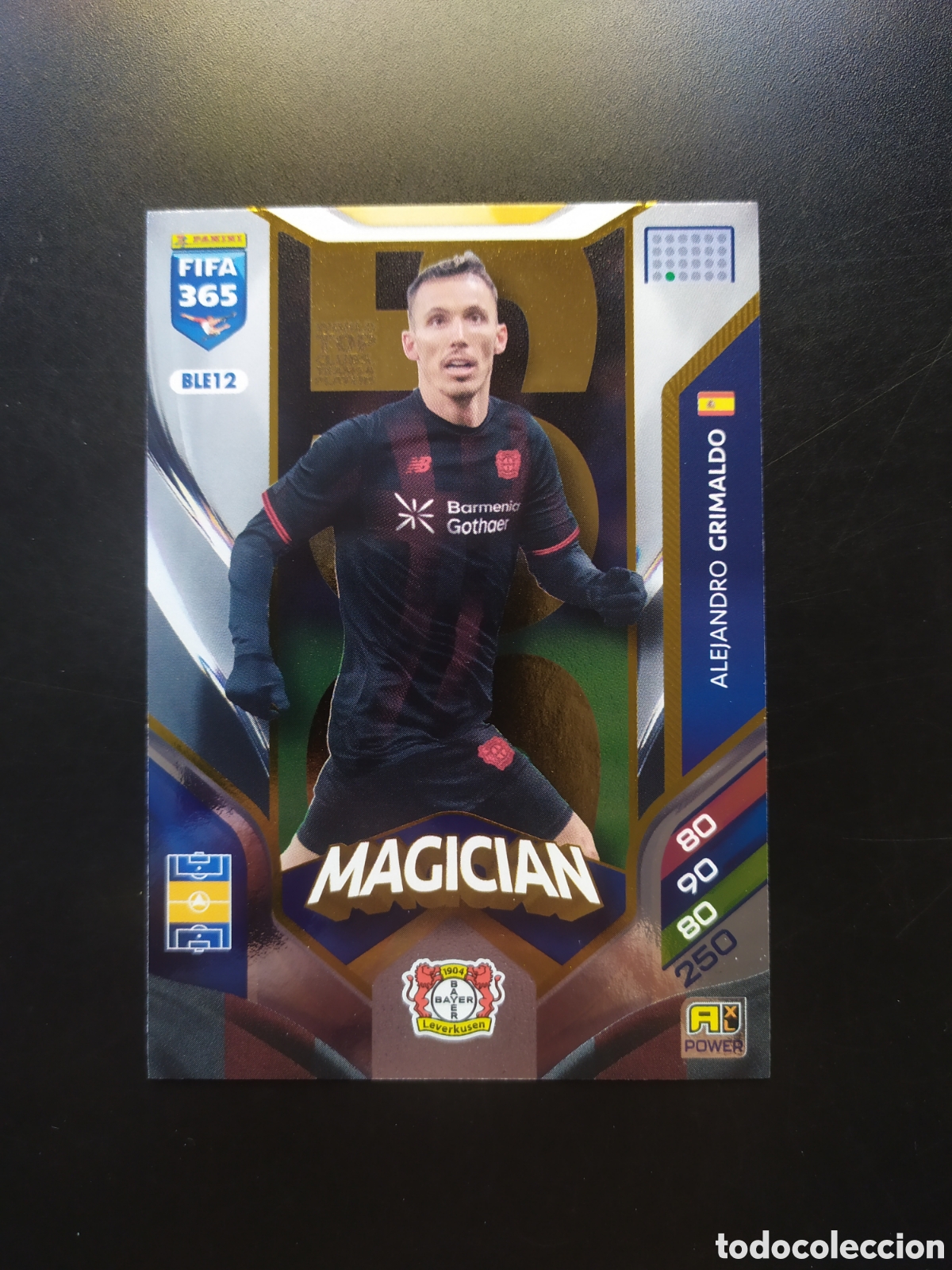 Cartes &agrave; collectionner de Football: FIFA 365 adrenalyn 2025 2026 25 26 panini Grimaldo magician BLE12 Bayer Leverkusen