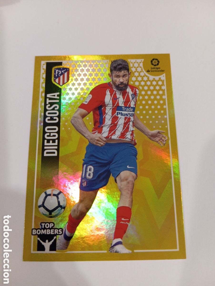 Cromos de Futebol: Top Bombers 8 Diego Costa liga este 18-19 panini 2018 2019