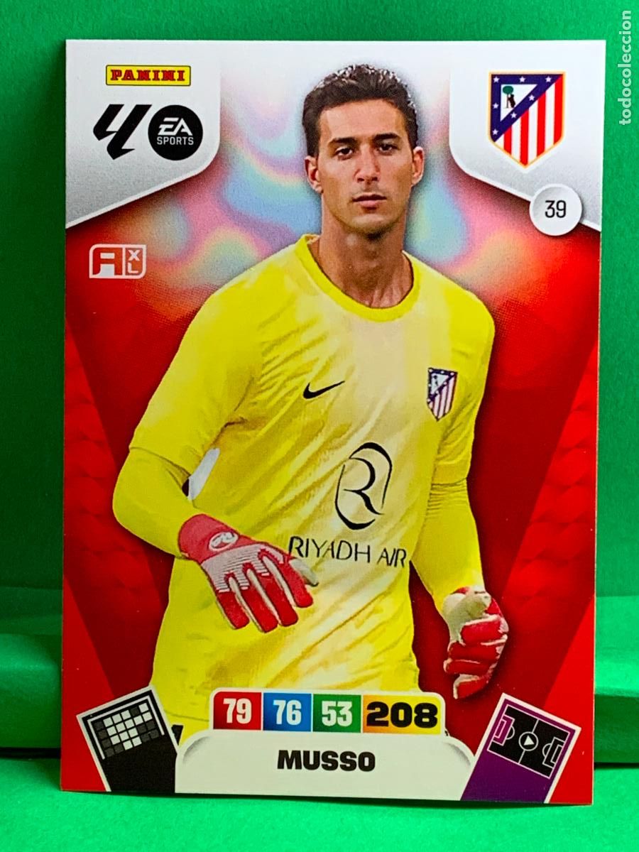 Fu&szlig;ball-Sticker: 39 Musso Atl&eacute;tico de Madrid Base card ADRENALYN XL LIGA 2025/2026 25 26 PANINI