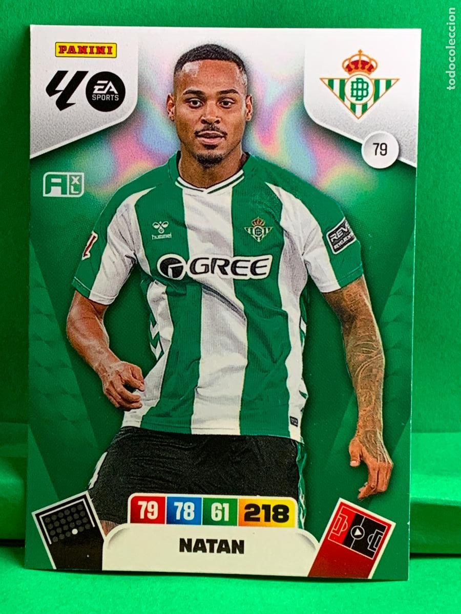 Cromos de F&uacute;tbol: 79 Natan Real Betis Base card ADRENALYN XL LIGA 2025/2026 25 26 PANINI