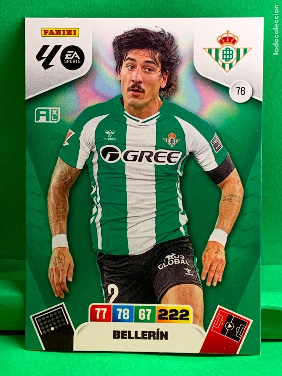 Cromos de F&uacute;tbol: 76 Beller&iacute;n Real Betis Base card ADRENALYN XL LIGA 2025/2026 25 26 PANINI