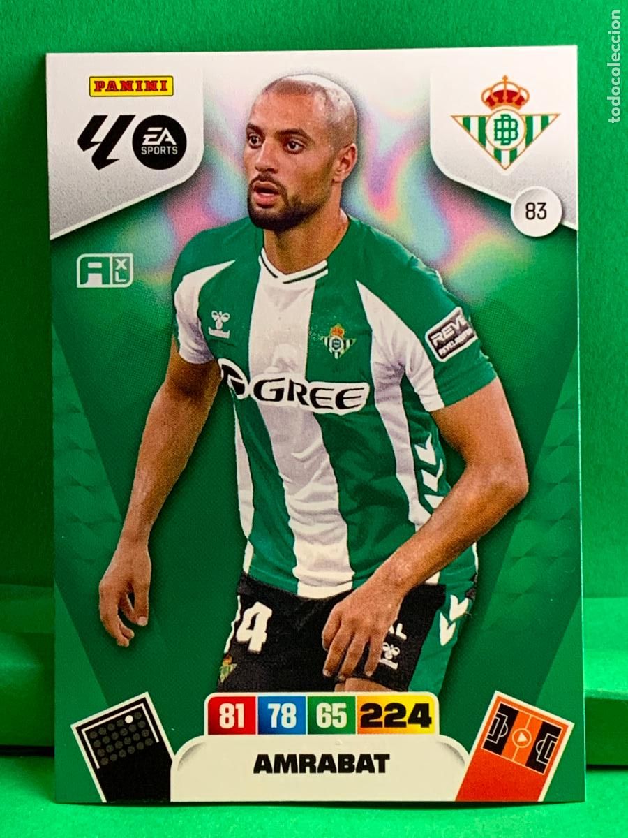 Cromos de F&uacute;tbol: 83 Amrabat Real Betis Base card ADRENALYN XL LIGA 2025/2026 25 26 PANINI