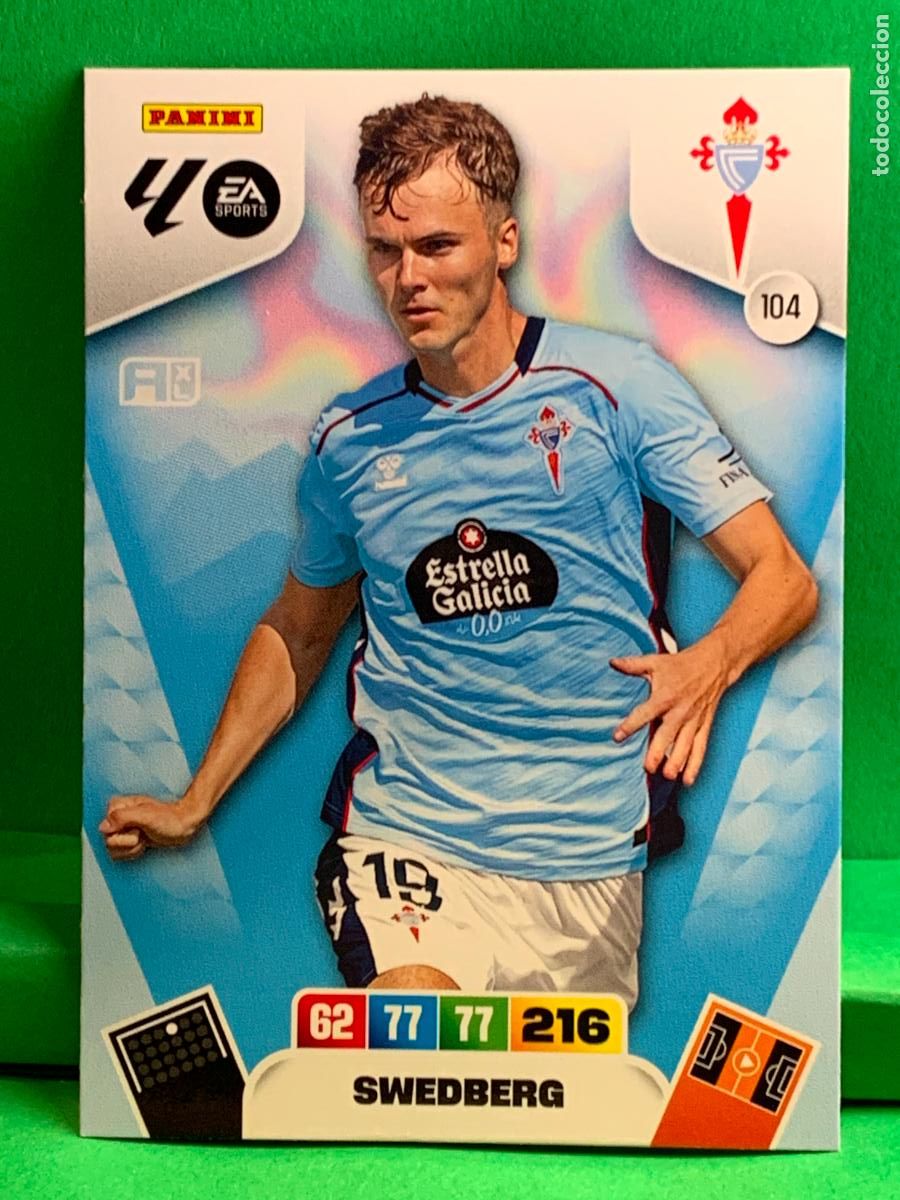 Fu&szlig;ball-Sticker: 104 Swedberg RC Celta Base card ADRENALYN XL LIGA 2025/2026 25 26 PANINI