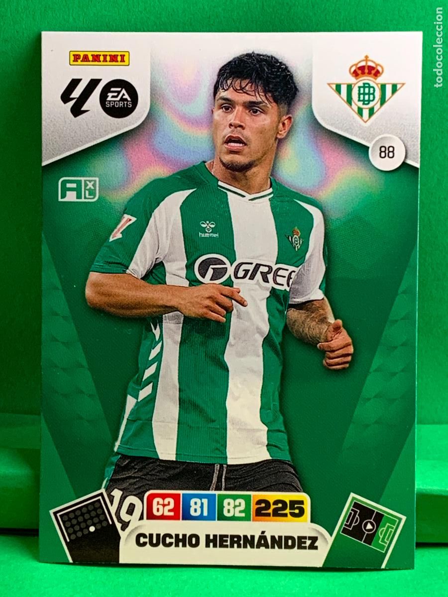 Cromos de F&uacute;tbol: 88 Cucho Hern&aacute;ndez Real Betis Base card ADRENALYN XL LIGA 2025/2026 25 26 PANINI