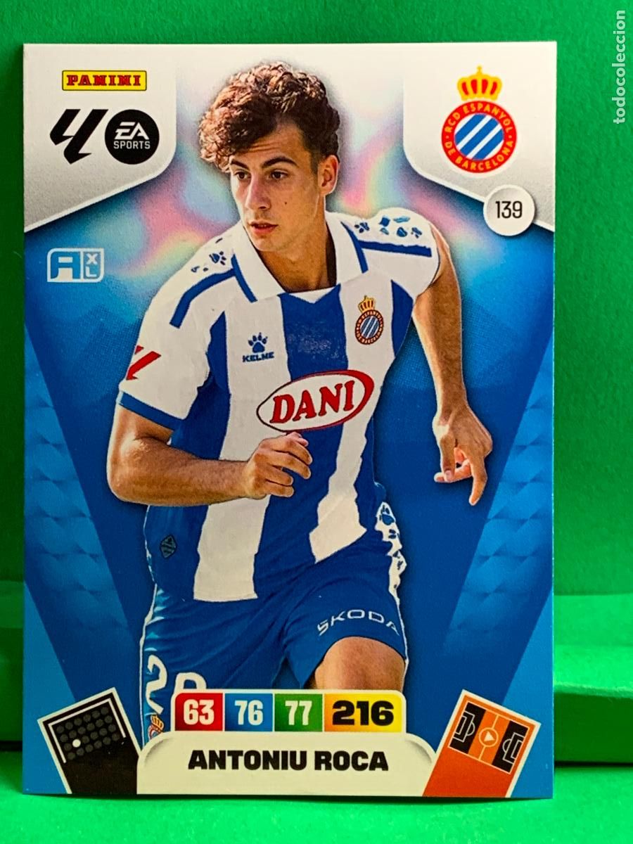 Figurine di Calcio: 139 Antoniu Roca RCD Espanyol Base card ADRENALYN XL LIGA 2025/2026 25 26 PANINI