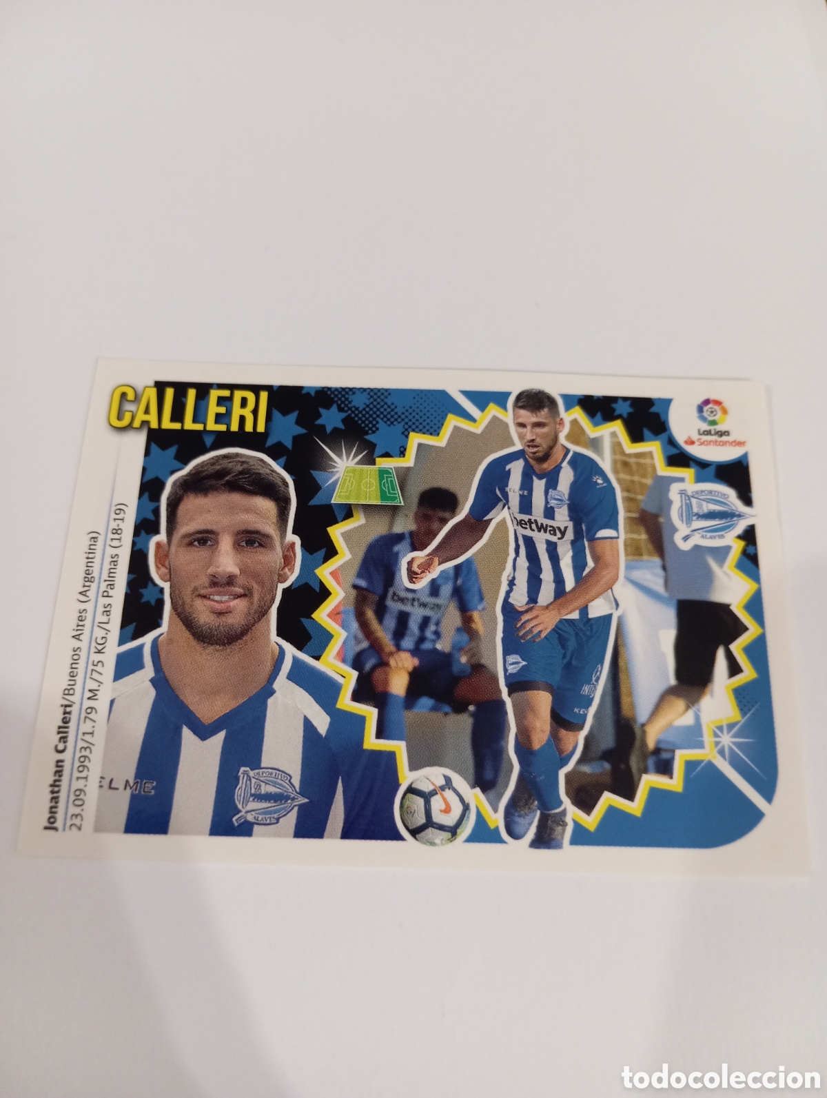 Figurine di Calcio: Fichaje 56 Calleri liga este 18-19 panini 2018 2019