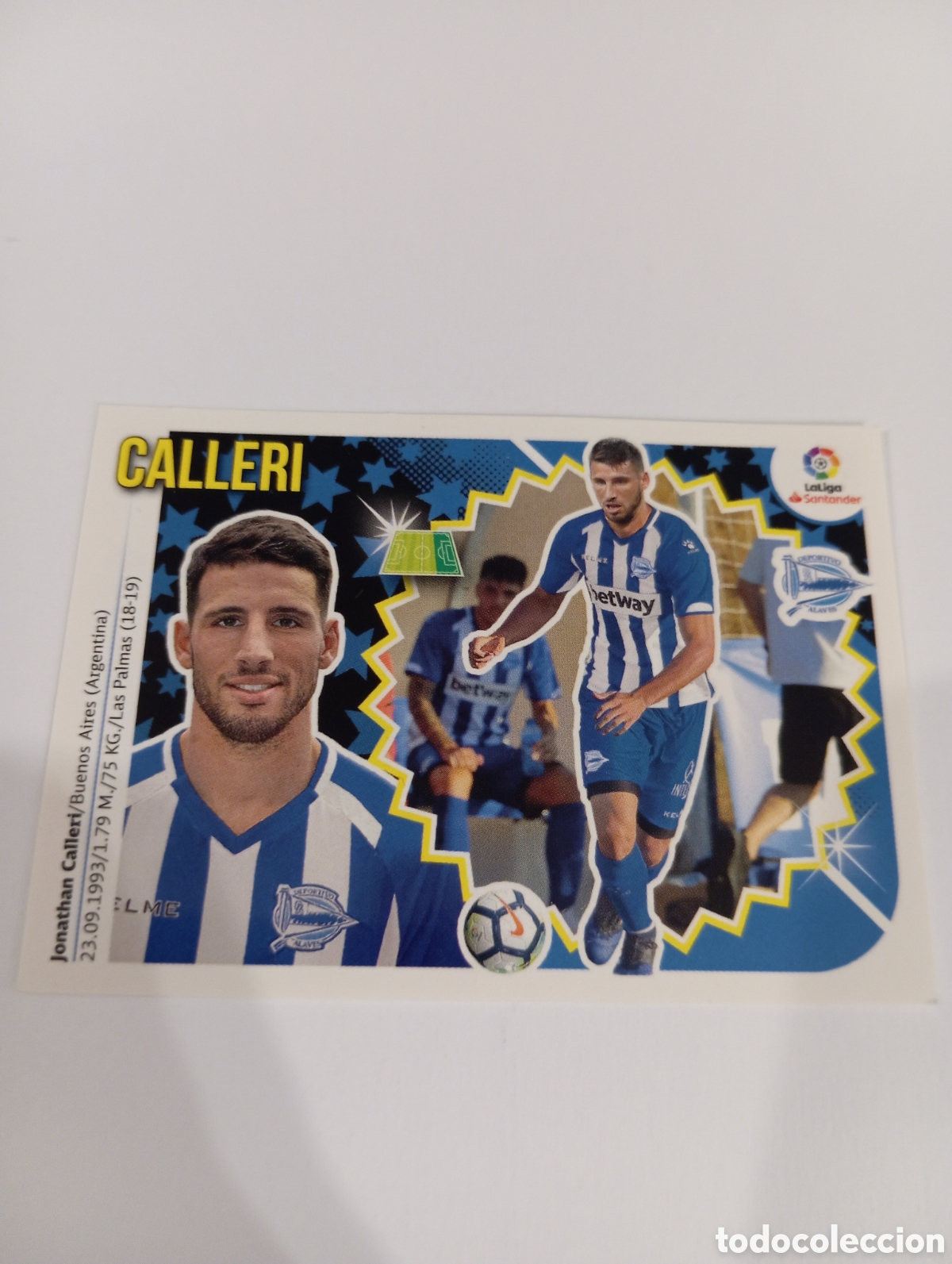 Figurine di Calcio: Fichaje 56 Calleri liga este 18-19 panini 2018 2019