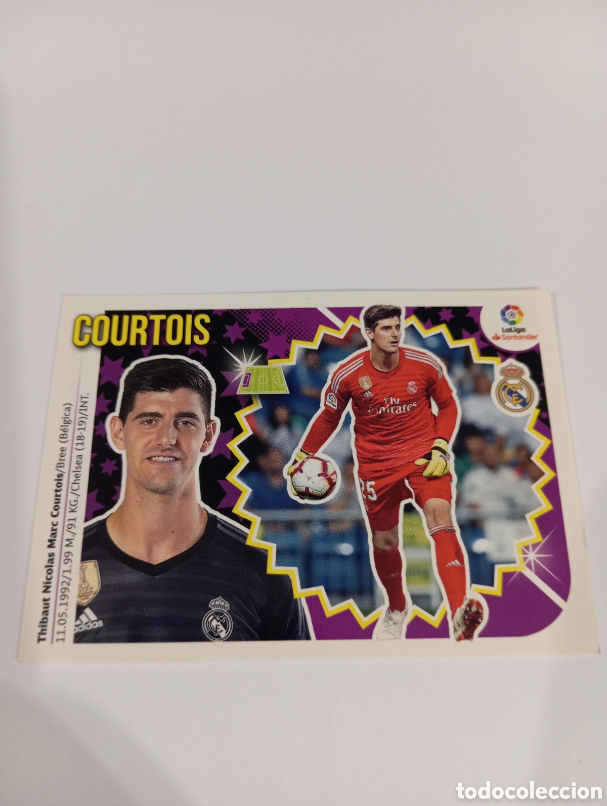 Cromos de F&uacute;tbol: Fichaje 59 Courtois liga este 18-19 panini 2018 2019