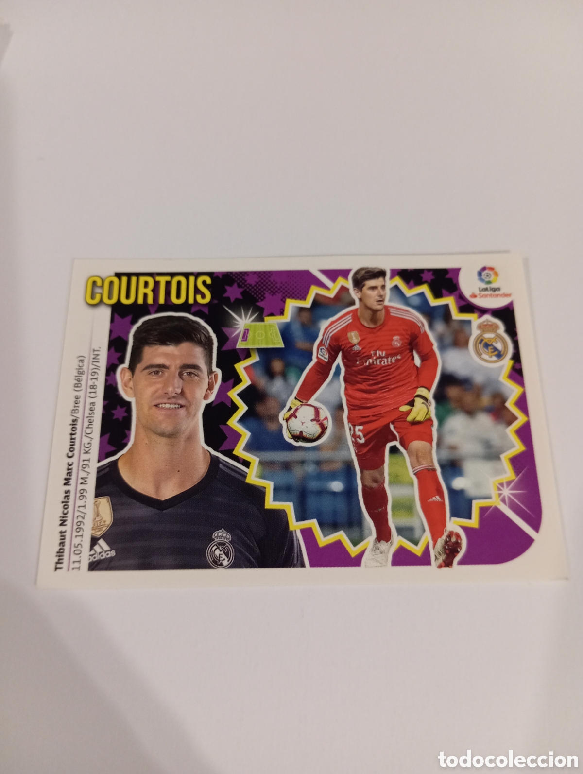 Cromos de F&uacute;tbol: Fichaje 59 Courtois liga este 18-19 panini 2018 2019