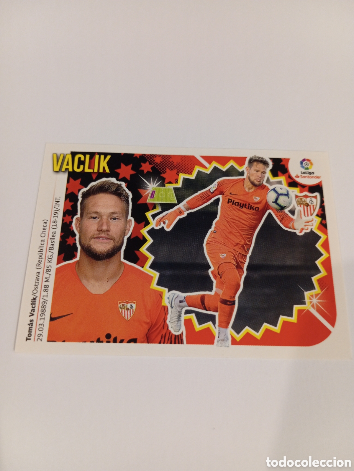 Figurine di Calcio: VACLIK ERROR 2 BIS Sevilla liga este 18-19 panini 2018 2019