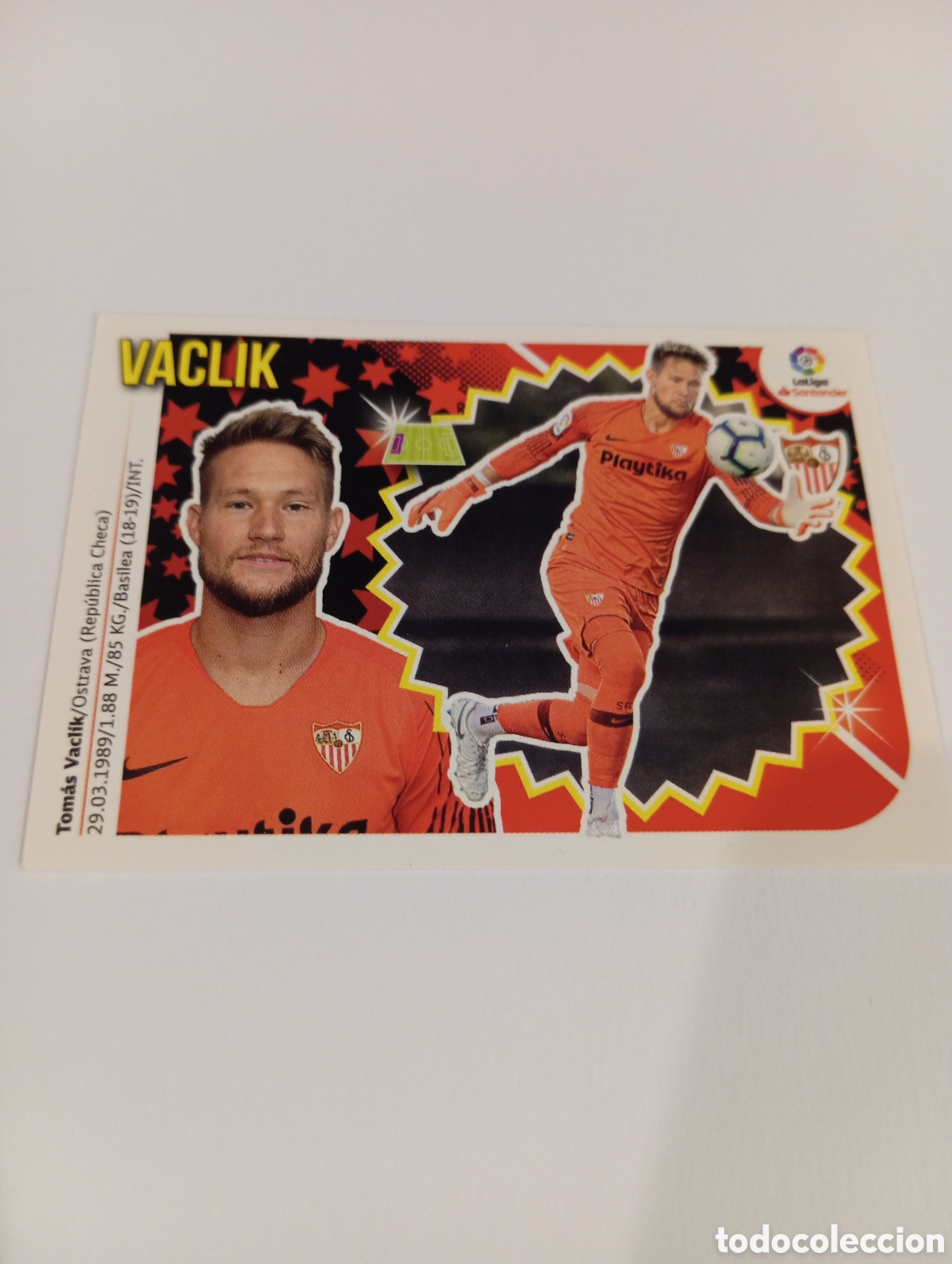 Cromos de Futebol: Vaclik Corregido 2 BIS Sevilla liga este 18-19 panini 2018 2019