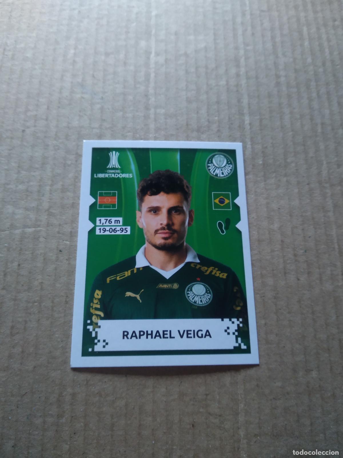 Cromos de F&uacute;tbol: 59 RAPHAEL VEIGA PALMEIRAS CROMO FUTBOL PANINI CONMEBOL COPA LIBERTADORES 2024