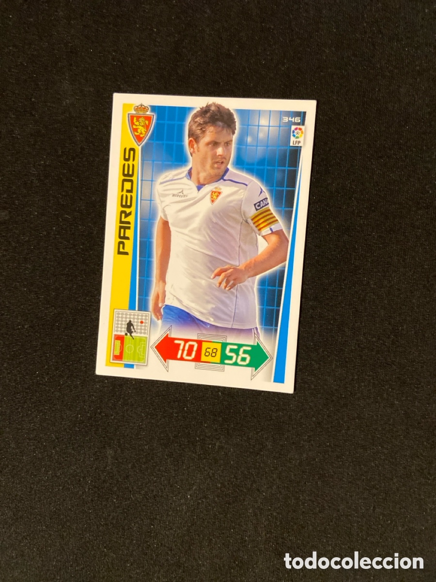Fu&szlig;ball-Sticker: PAREDES 346 (ZARAGOZA) 2012-2013 12 13 ADRENALYN PANINI CROMO CARTA A-2