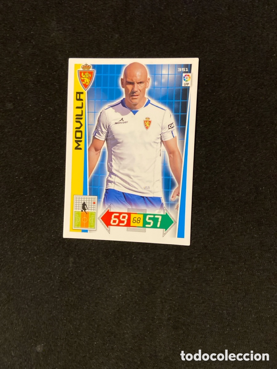 Cartes &agrave; collectionner de Football: MOVILLA 351 (ZARAGOZA) 2012-2013 12 13 ADRENALYN PANINI CROMO CARTA A-2
