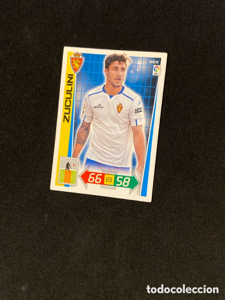 Cromos de Futebol: ZUCULINI 353 (ZARAGOZA) 2012-2013 12 13 ADRENALYN PANINI CROMO CARTA A-2