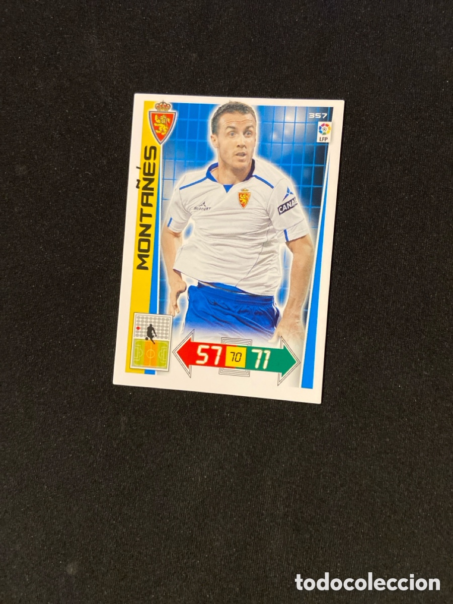 Cartes &agrave; collectionner de Football: MONTA&Ntilde;&Eacute;S 357 (ZARAGOZA) 2012-2013 12 13 ADRENALYN PANINI CROMO CARTA A-2