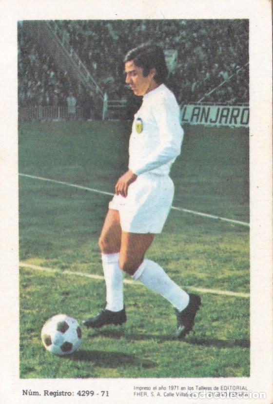 Cromos de Futebol: VALDEZ, VALENCIA CF, 1971/1972, ED FHER, SIN PEGAR (CROMO DE CARTON)