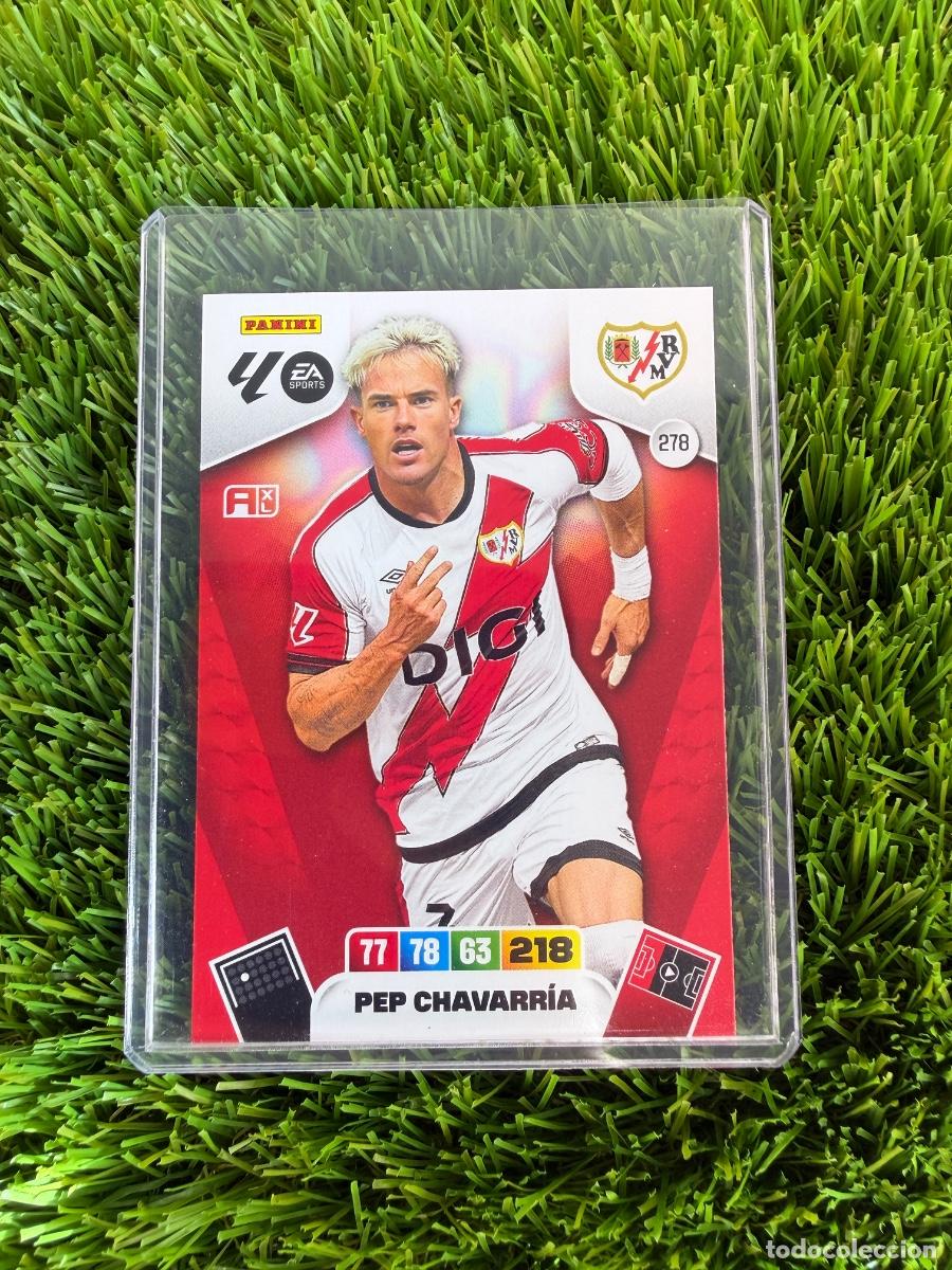 Cromos de f&uacute;tbol: N&ordm; 278 Pep Chavarr&iacute;a Rayo Vallecano Adrenalyn XL 25 26