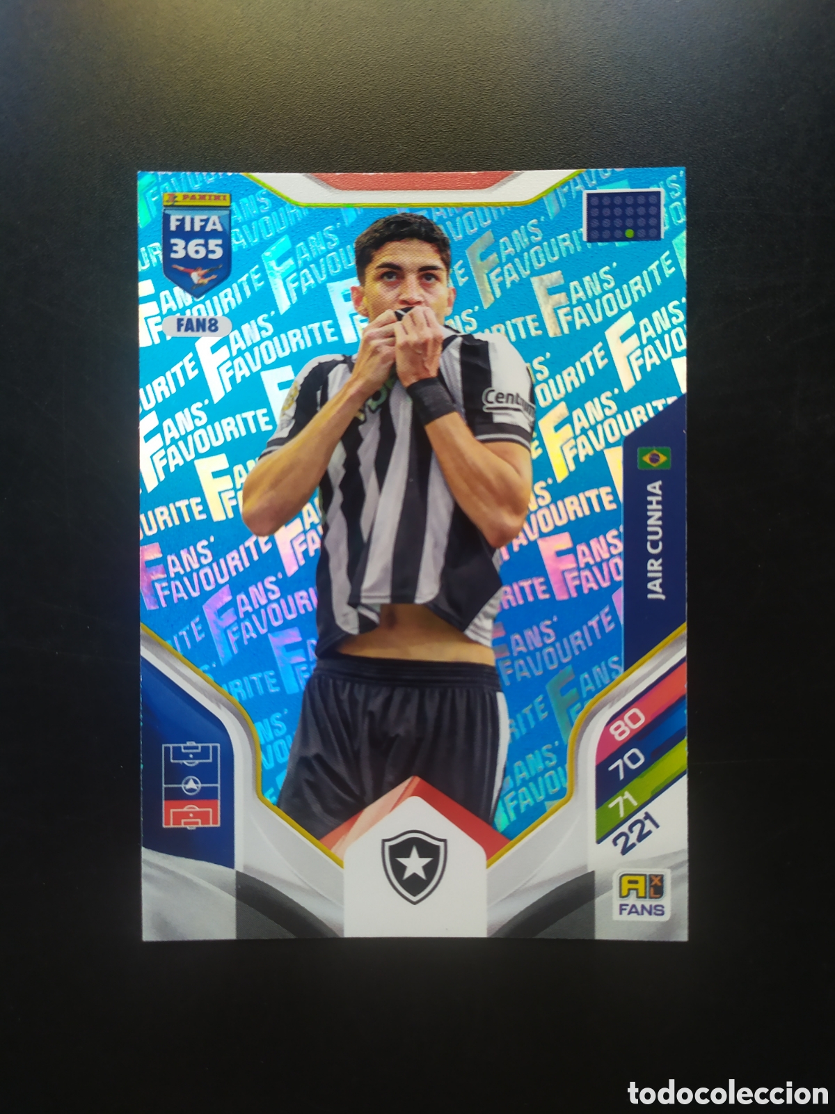 Football Stickers: FIFA 365 adrenalyn 2025 2026 25 26 panini Jair Cunha fans favourite FAN8 Botafogo