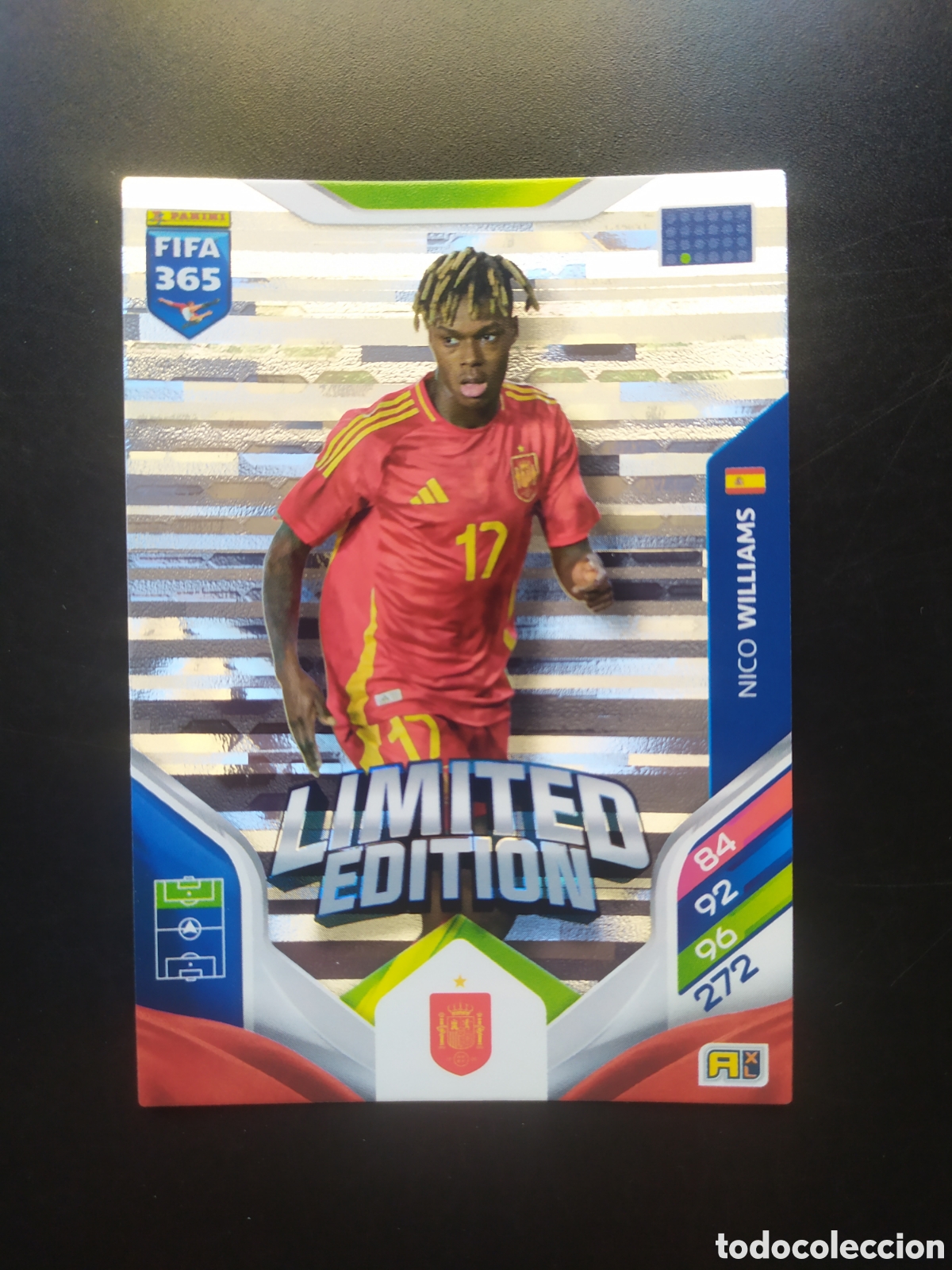 Football Stickers: FIFA 365 adrenalyn 2025 2026 25 26 panini Nico Williams limited edition Athletic Bilbao Espa&ntilde;a