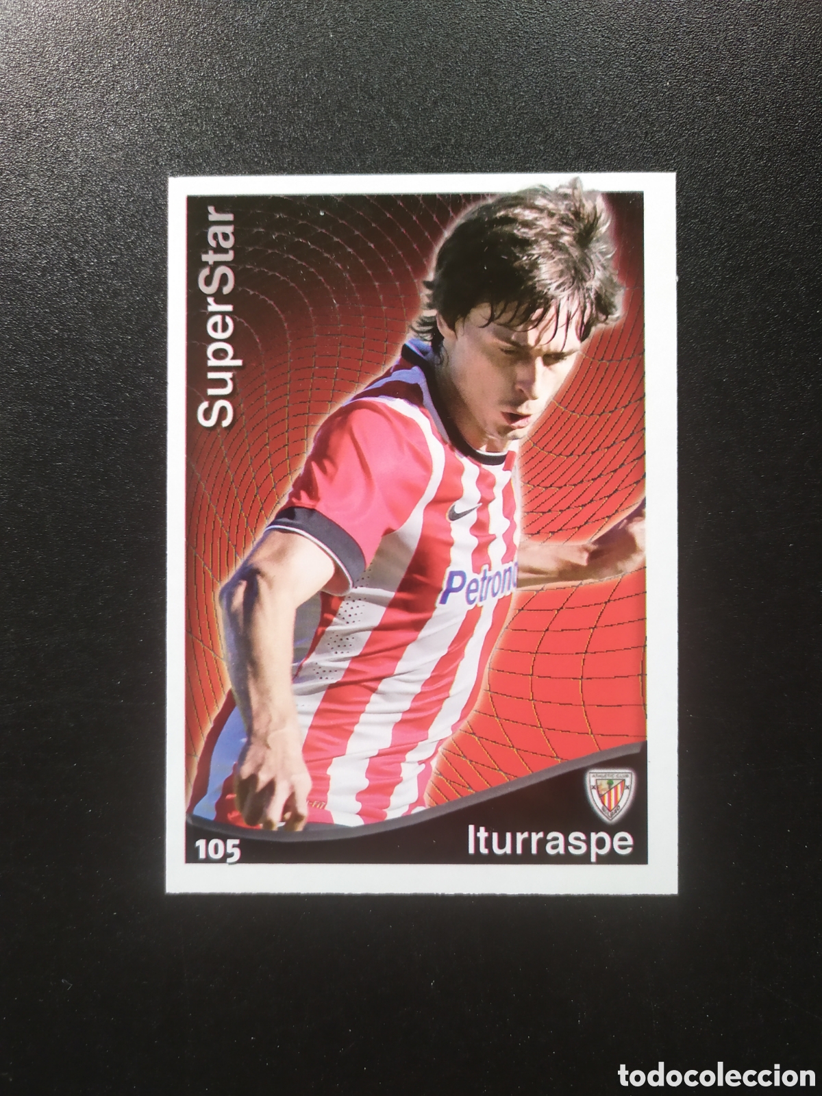 Cromos de f&uacute;tbol: Mundicromo fichas Liga 2014 2015 14 15 Iturraspe superstar n&deg; 105 Athletic Bilbao