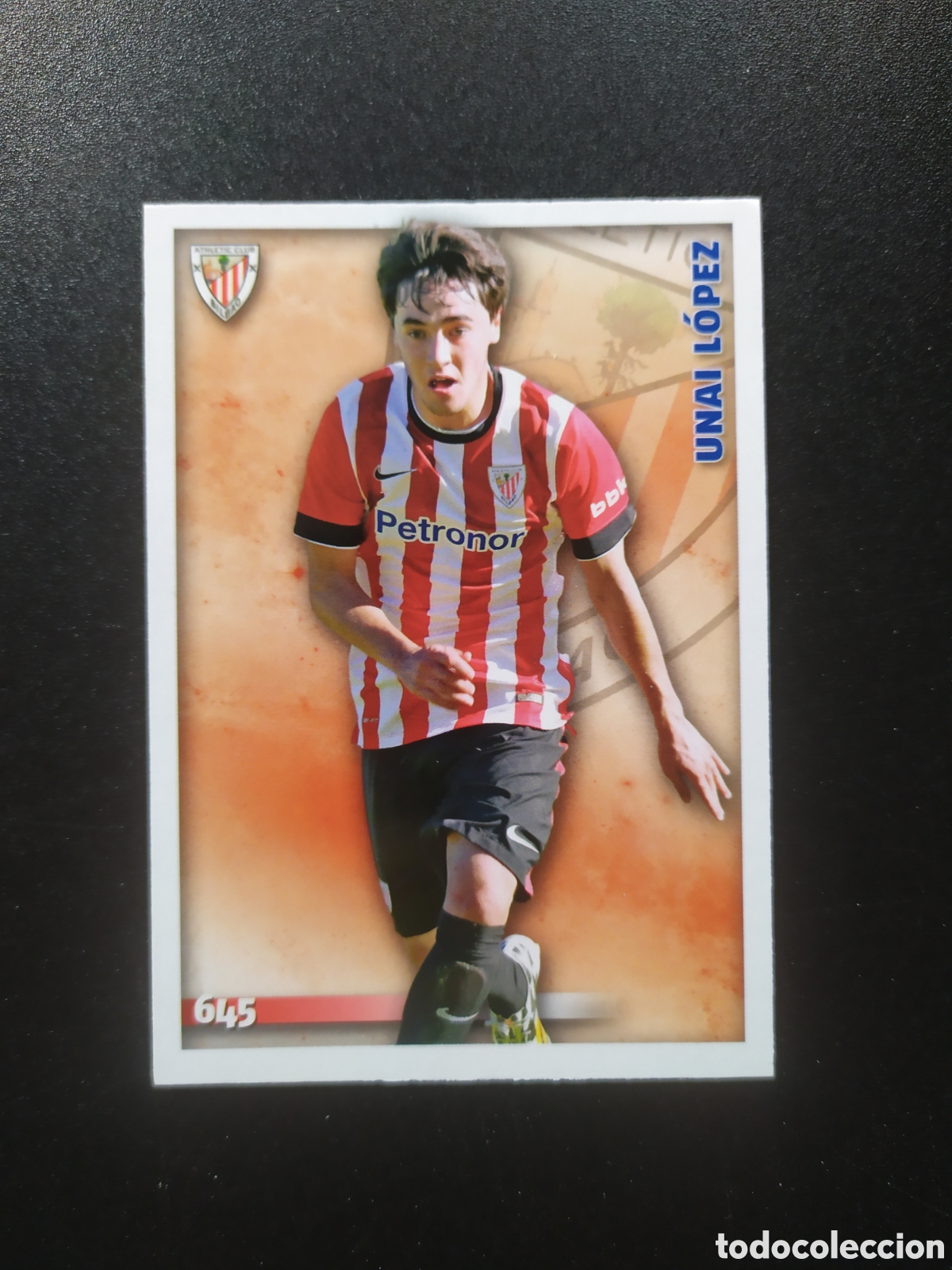 Cromos de f&uacute;tbol: Mundicromo fichas Liga 2014 2015 14 15 Unai L&oacute;pez n&deg; 645 Athletic Bilbao