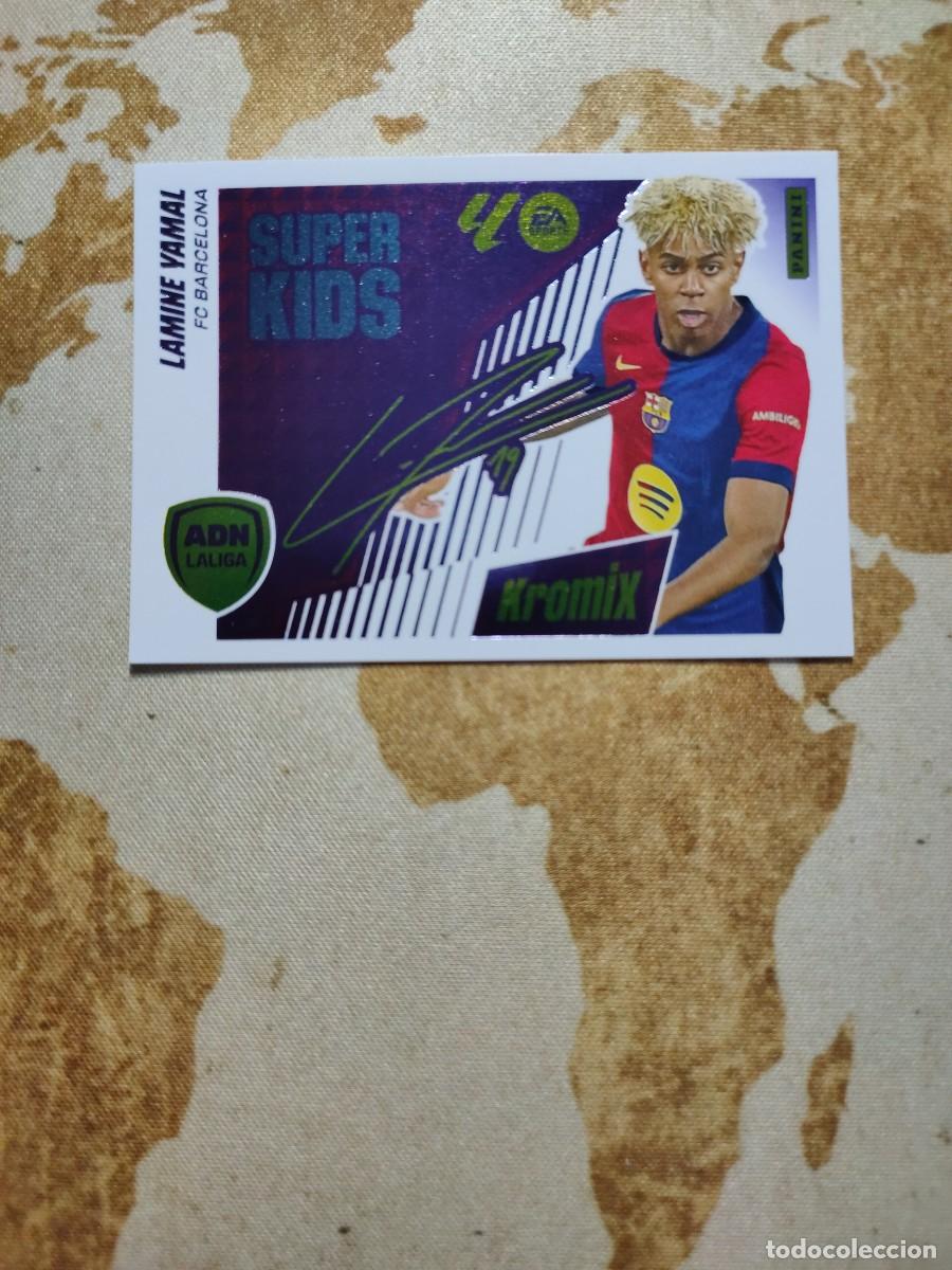 Cartes &agrave; collectionner de Football: Liga Este ADN KROMIX S&uacute;per Kids 14 LAMINE YAMAL 2025-26 25 26