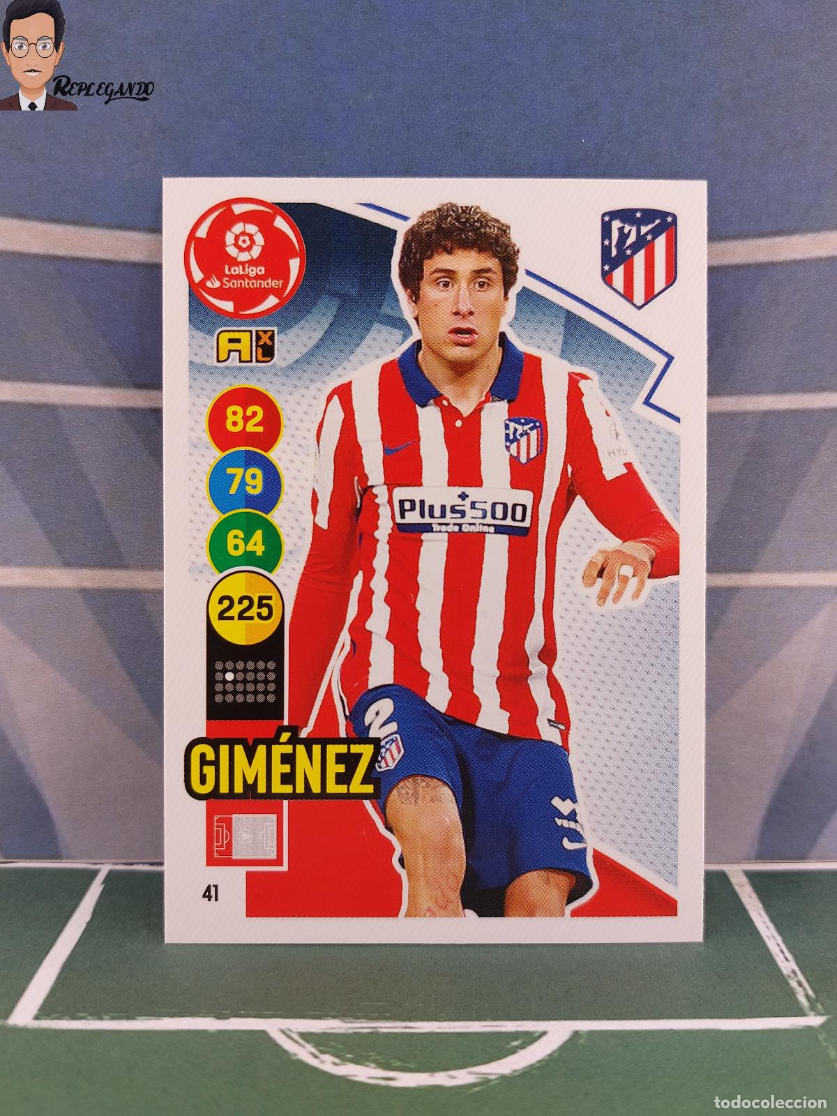 Fu&szlig;ball-Sticker: GIM&Eacute;NEZ N&ordm; 41 (ATL&Eacute;TICO MADRID) ADRENALYN XL 2020 2021 PANINI 20 21 CARD LIGA TARJETA FICHA