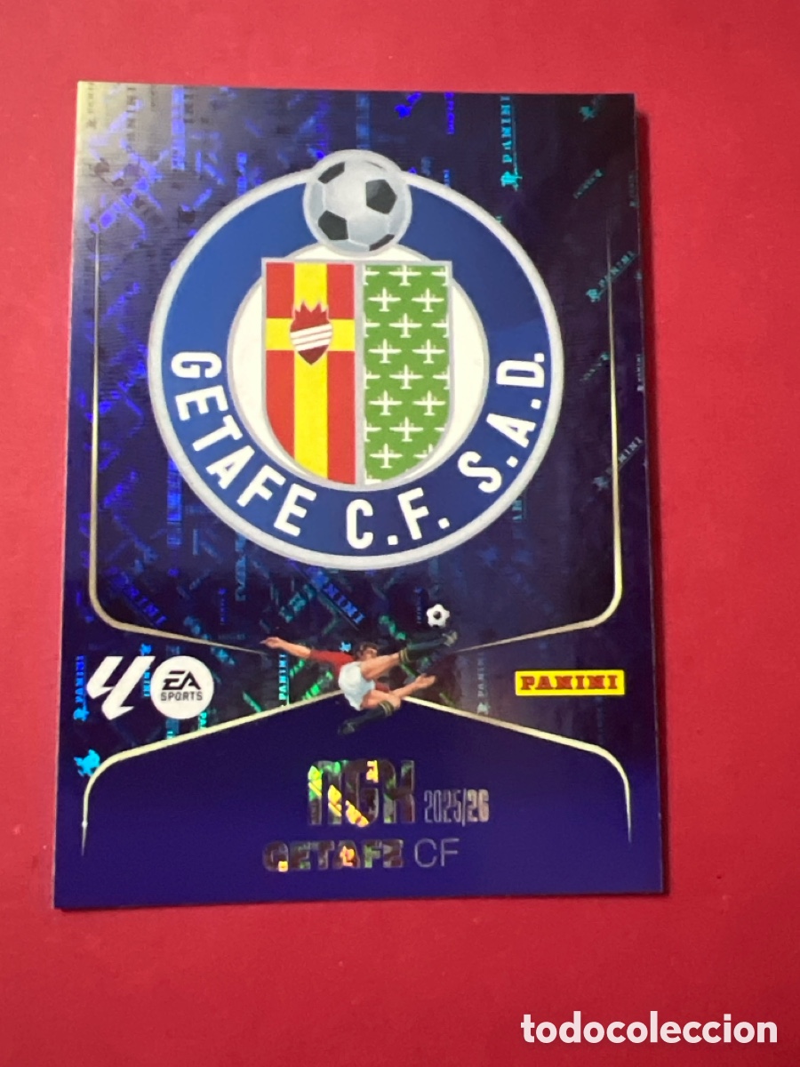 Cromos de Futebol: C524. 163 ESCUDO GETAFE CF FICHAS ALBUM MEGACRACKS 2025 2026 MGK 25 26
