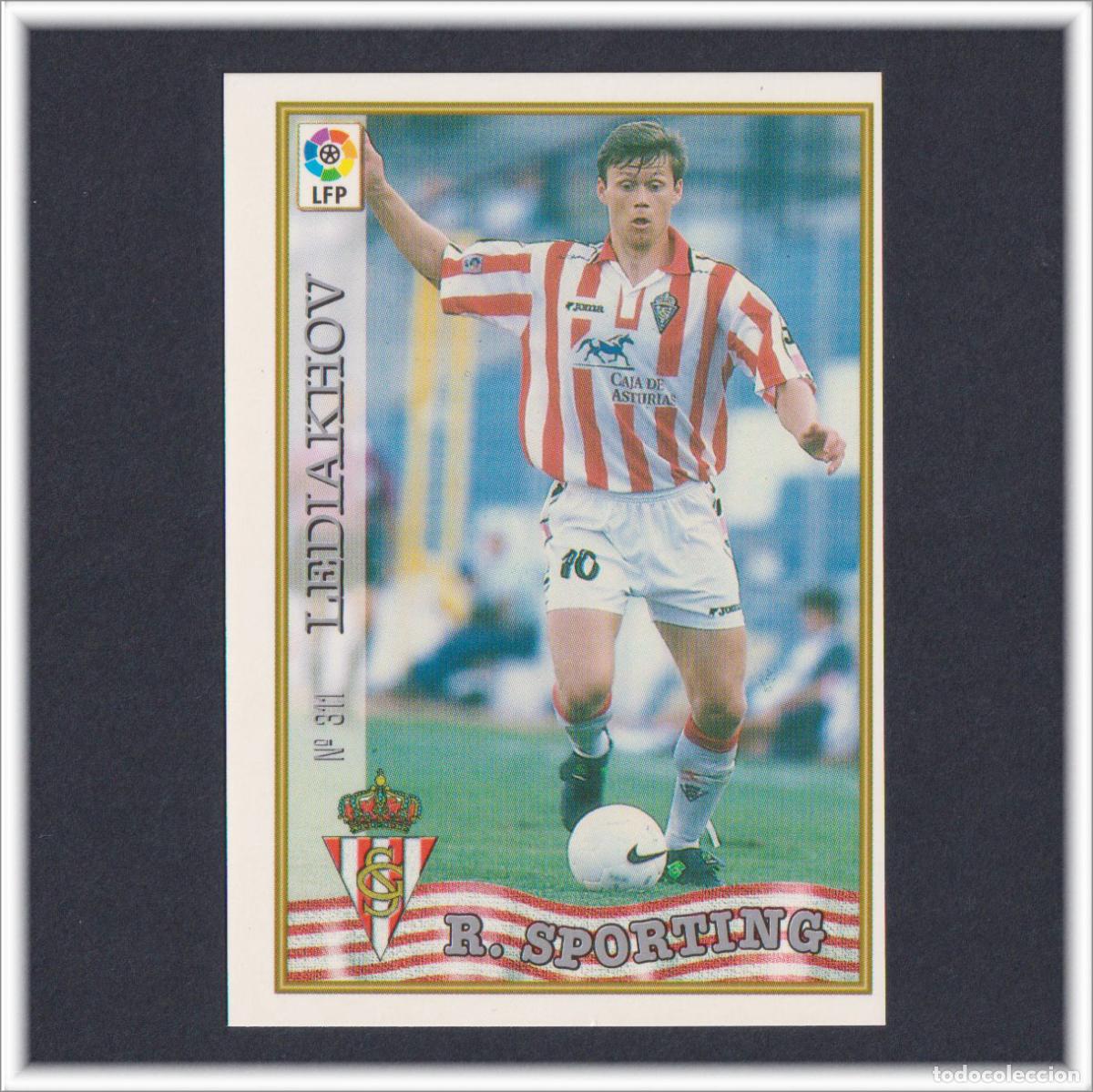 Cromos de F&uacute;tbol: MUNDICROMO 1997 1998 97 98 FICHA LIGA LEDIAKHOV N&ordm; 311 SPORTING GIJON COLECCI&Oacute;N ALBUM F&Uacute;TBOL