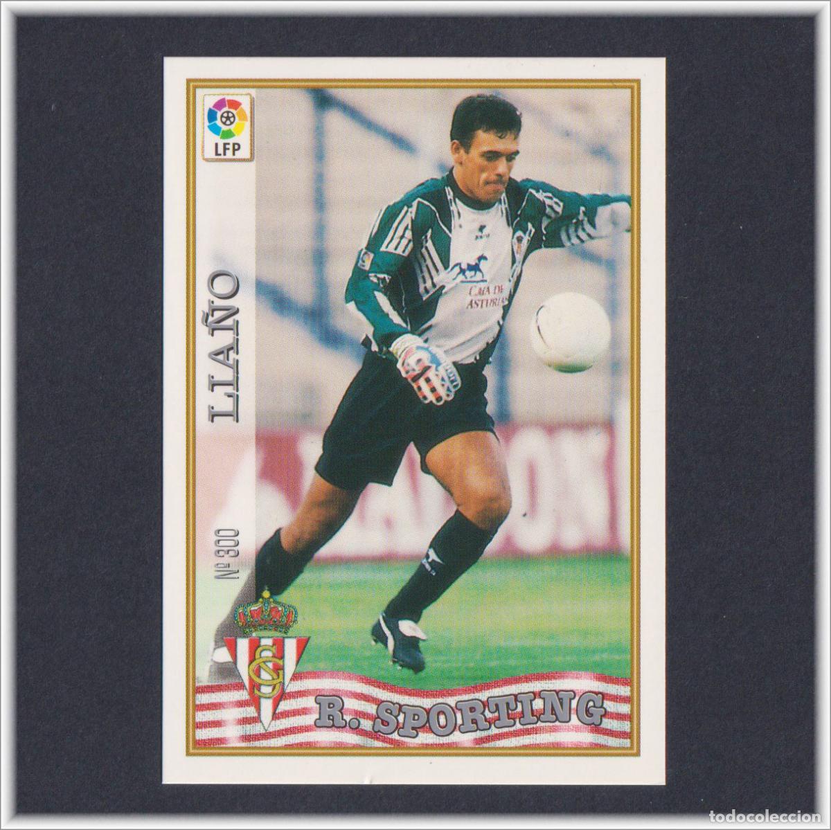 Cromos de F&uacute;tbol: MUNDICROMO 1997 1998 97 98 FICHA LIGA LIA&Ntilde;O N&ordm; 300 SPORTING GIJON COLECCI&Oacute;N ALBUM F&Uacute;TBOL