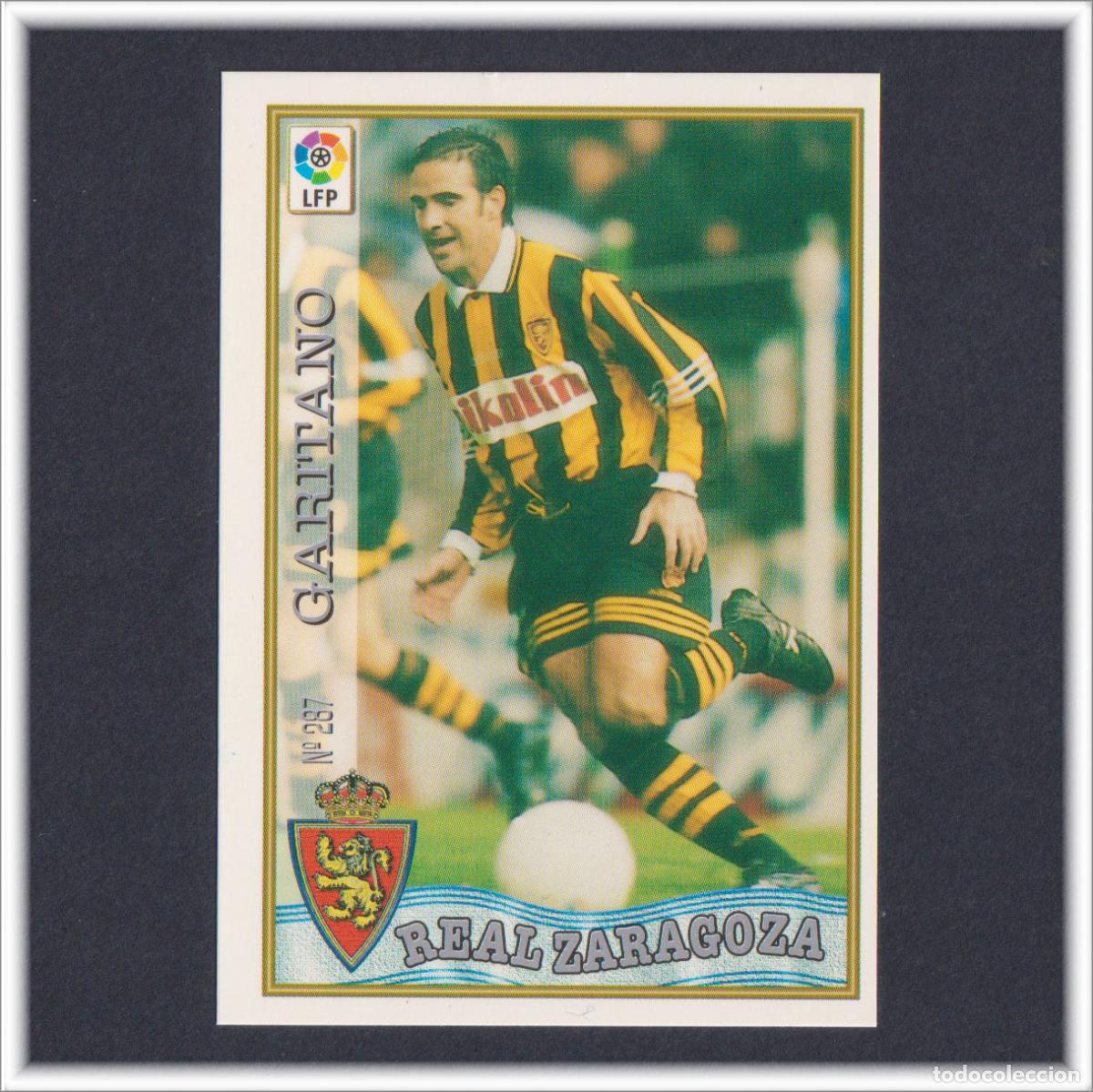 Figurine di Calcio: MUNDICROMO 1997 1998 97 98 FICHA LIGA GARITANO N&ordm; 287 ZARAGOZA COLECCI&Oacute;N ALBUM F&Uacute;TBOL