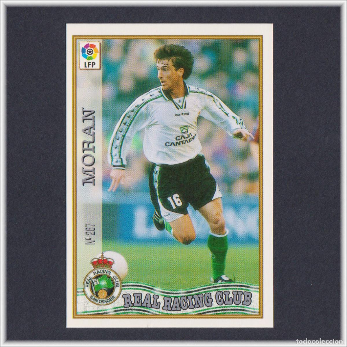 Cartes &agrave; collectionner de Football: MUNDICROMO 1997 1998 97 98 FICHA LIGA MORAN N&ordm; 267 RACING SANTANDER COLECCI&Oacute;N ALBUM F&Uacute;TBOL