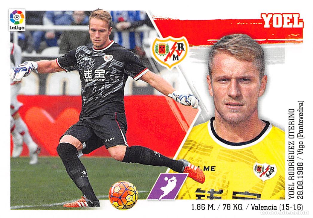 Cromos de Futebol: EDICIONES ESTE 15/16 2015/2016 - 28 YOEL (RAYO VALLECANO) (FICHAJES DE INVIERNO) SIN PEGAR