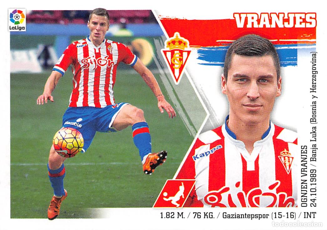 Figurine di Calcio: EDICIONES ESTE 15/16 2015/2016 - 33 VRANJES (REAL SPORTING) (FICHAJES DE INVIERNO) SIN PEGAR