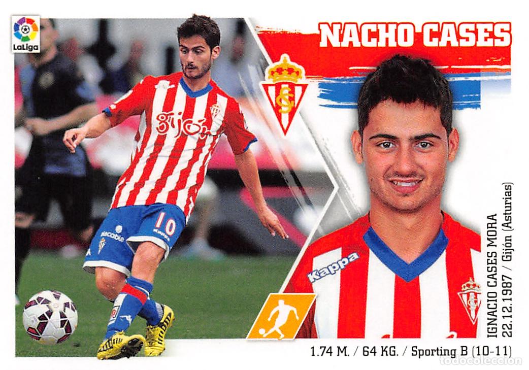 Cromos de F&uacute;tbol: EDICIONES ESTE 15/16 2015/2016 - 11 NACHO CASES (SPORTING DE GIJON) SIN PEGAR