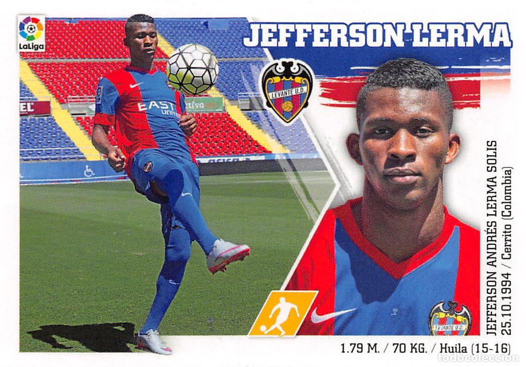 Figurine di Calcio: EDICIONES ESTE 15/16 2015/2016 - 16B JEFFERSON LERMA (COLOCA) (LEVANTE U.D.) SIN PEGAR