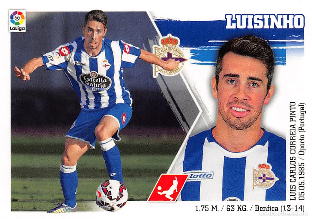 Figurine di Calcio: EDICIONES ESTE 15/16 2015/2016 - 10 LUISINHO (R.C. DEPORTIVO) SIN PEGAR