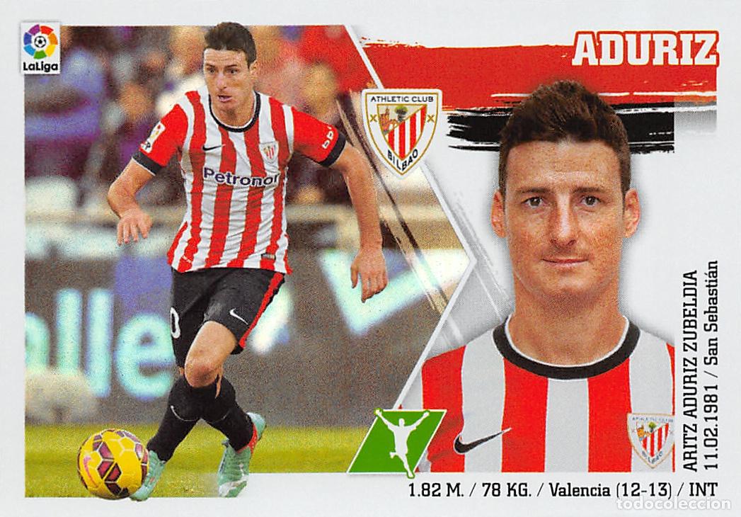 Figurine di Calcio: EDICIONES ESTE 15/16 2015/2016 - 19 ADURIZ (ATHLETIC CLUB) SIN PEGAR