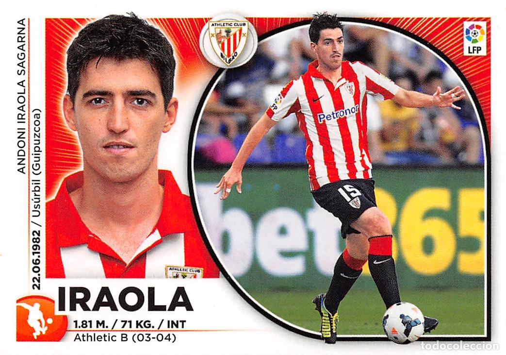 Figurine di Calcio: EDICIONES ESTE 14/15 2014/2015 - IRAOLA (ATHLETIC CLUB) SIN PEGAR