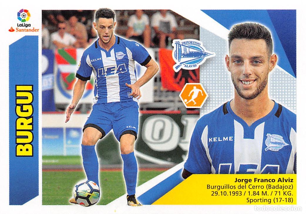 Figurine di Calcio: EDICIONES ESTE 17/18 2017/2018 - FICHAJE 6 BURGUI (DPTVO. ALAVES)