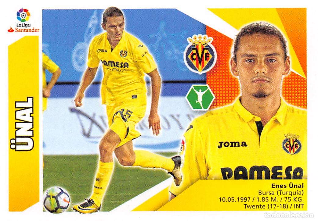 Fu&szlig;ball-Sticker: EDICIONES ESTE 17/18 2017/2018 #15B &Uuml;NAL (COLOCA) (VILLARREAL C.F.)