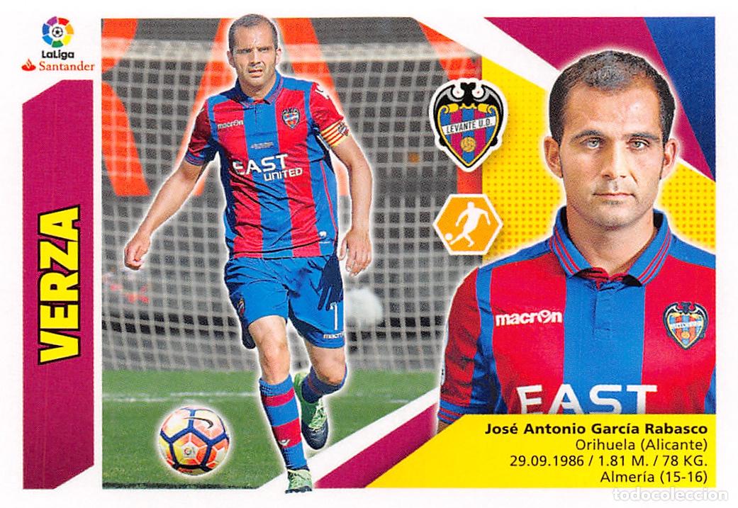 Fu&szlig;ball-Sticker: EDICIONES ESTE 17/18 2017/2018 #9 VERZA (LEVANTE U.D.)